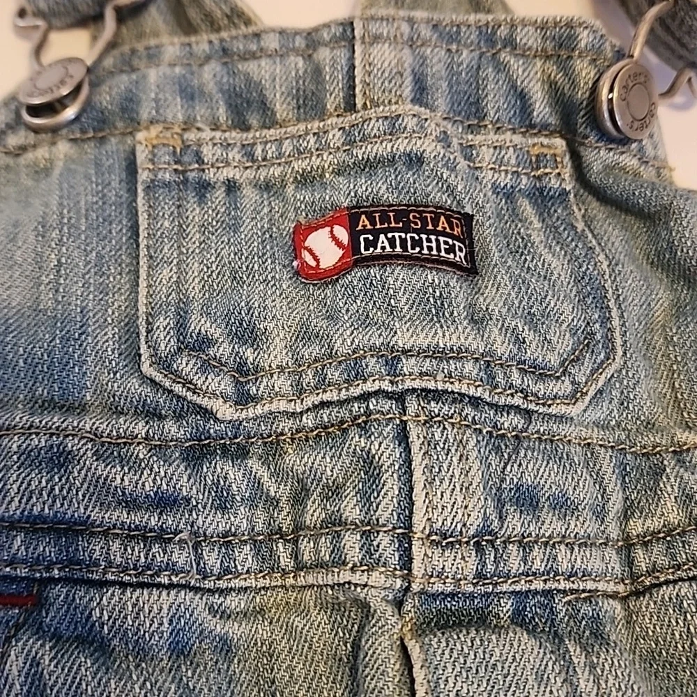 Kids Denim Overalls Brand Carte's Size 6months